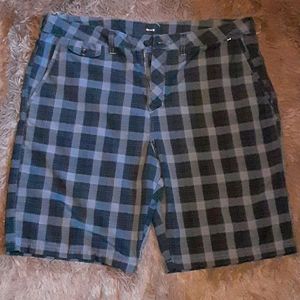 Hurley Plaid Shorts